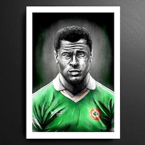 Paul McGrath Italia 90 Republic of Ireland Football Print