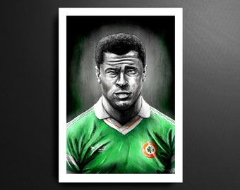 Paul McGrath Italia 90 Republic of Ireland Football Print