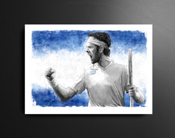 Juan Martin Del Potro Argentina Tennis Print