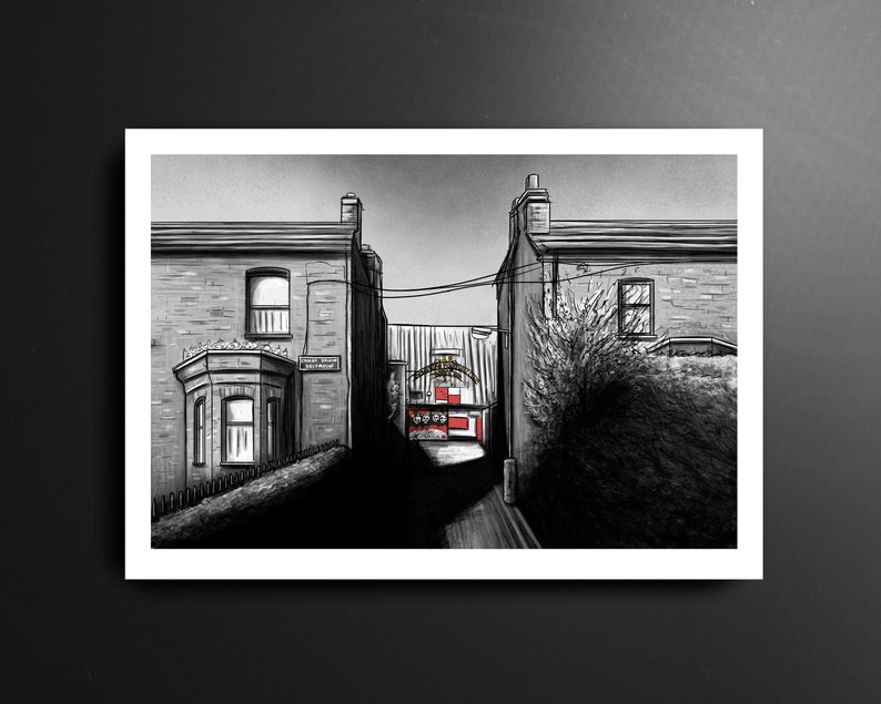 Dalymount Park Enterance Bohemian FC League of Ireland Football Print image 1