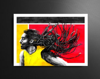 Dustin Brown Germany Tennis Print