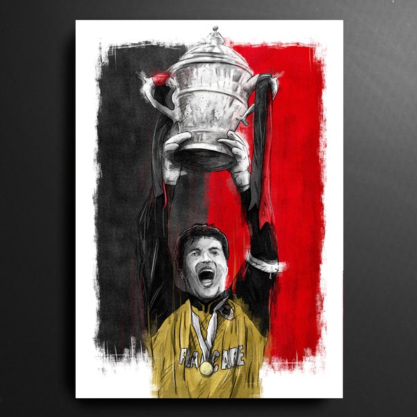 Stephen 'Digger' O' Brien Longford Town FC League of Ireland Football Print