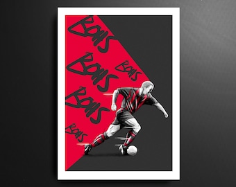 Glen Crowe Bohemian FC League of Ireland Football Print