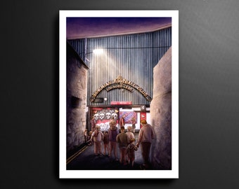 Dalymount Park Match Night Boho FC Limited Edition-print