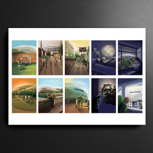 Match Night Memories Republic of Ireland Football Print