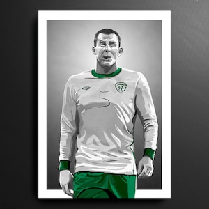 Richard Dunne Republic of Ireland Football Print