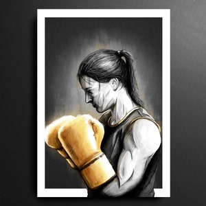 Katie Taylor Irish Boxing Print