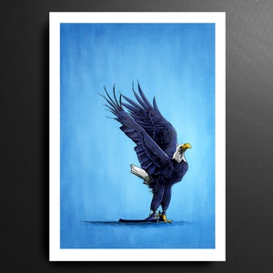 le Aquile S.S. Lazio Serie A Football Print