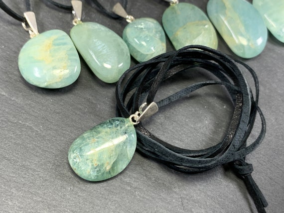 Men's aquamarine pendant cheap