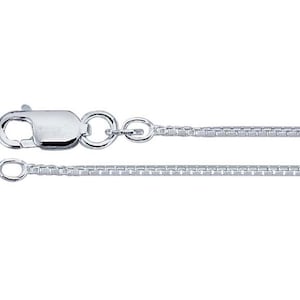 Sterling Silver Box Chain