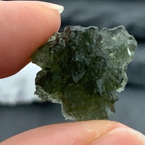 Czech Besednice 2.54g Besednice Moldavite Besednice from Jezkovna village image 5