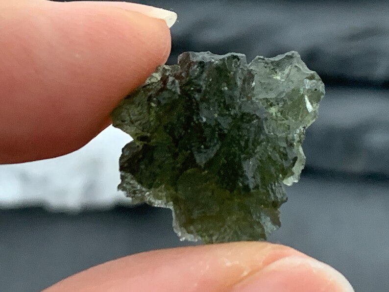 Czech Besednice 2.54g Besednice Moldavite Besednice from Jezkovna village image 5