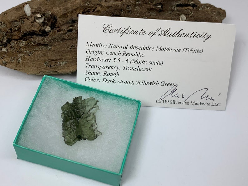 Czech Besednice 3.79g Besednice Moldavite Besednice from Jezkovna village image 7