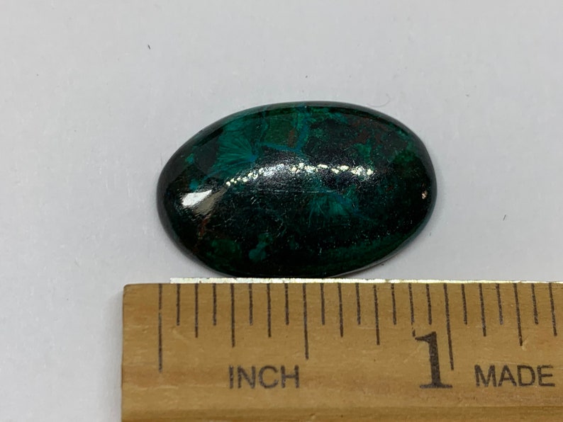 Chrysocolla cabochon Peru 26x17x5mm