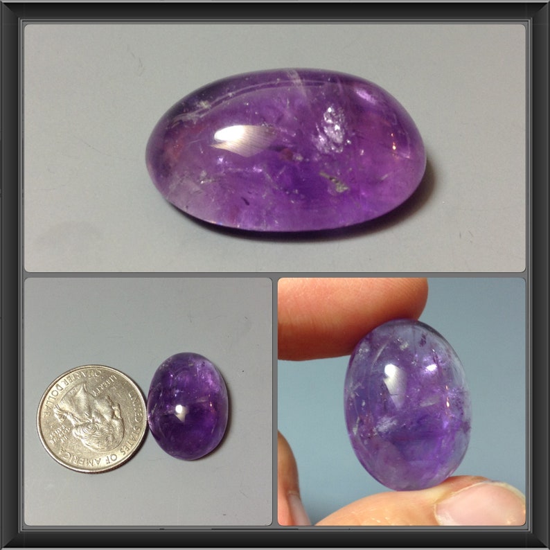 Amethyst Cabochon 24x18x10mm
