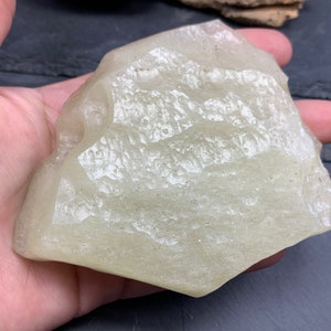 Libyan Desert Glass: Untreated Tektite Crystal, 204g