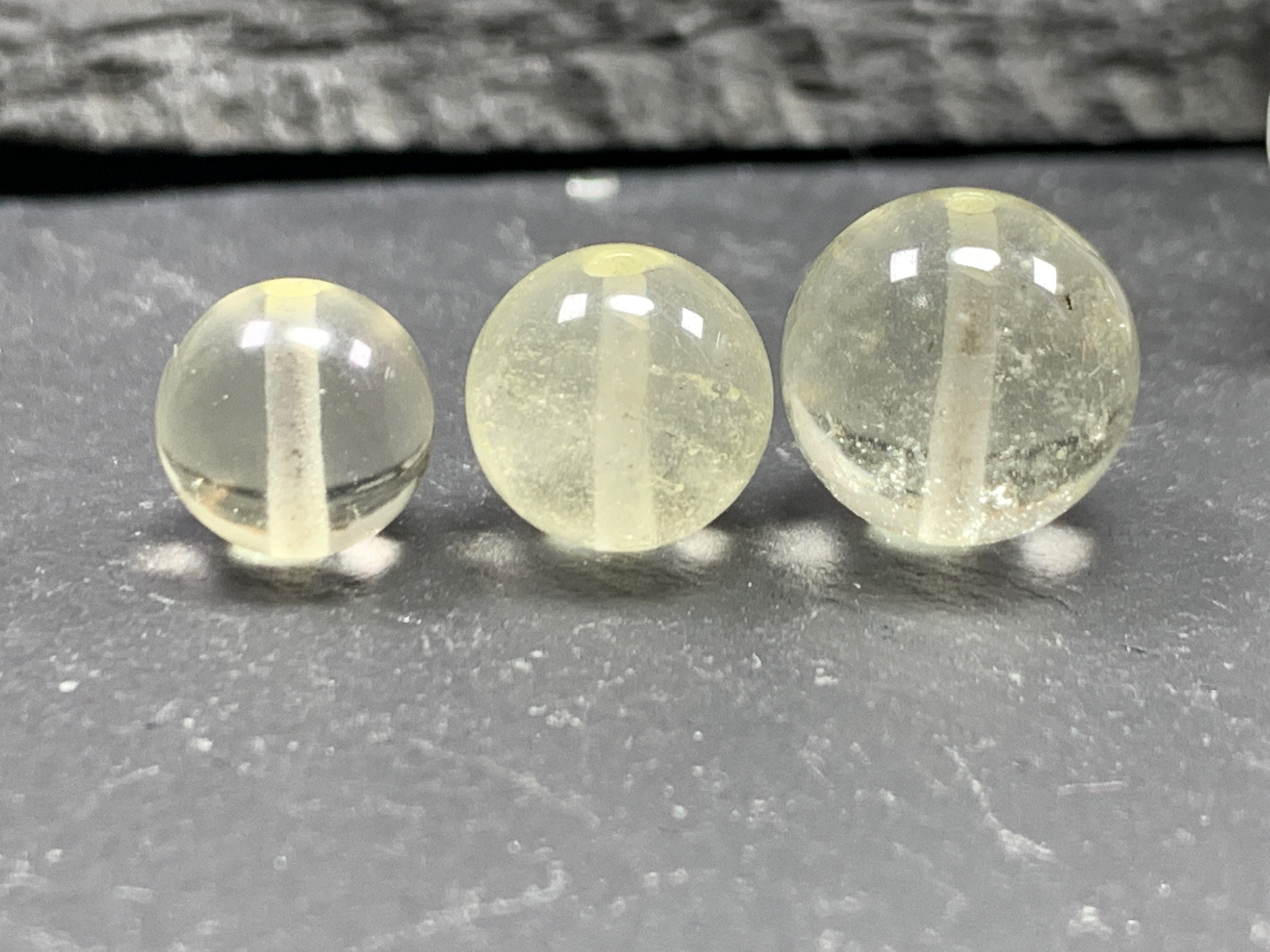 Libyan Desert Glass Beads Round Ldg Beads Etsy