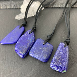 Lapis Lazuli necklace/ Gemstone pendant