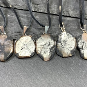Chiastolite pendant/ highly protective stone/Libra birthstone