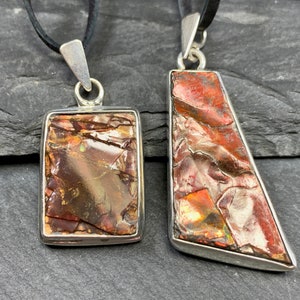 Ammolite pendant- Natural Ammolite