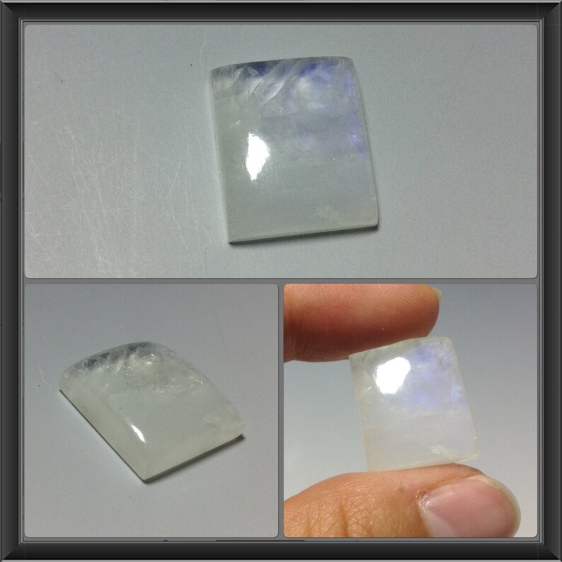 Moon Stone cabochon 19x16mm