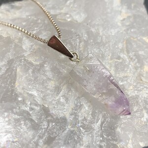Amethyst necklace/ February birthstone