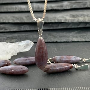 Bloodstone Pendant - Gemstone Pendant