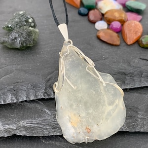 Libyan Desert Glass Pendant 9.47g - Libyan Gold tektite - Highly Protective Libyan desert Glass