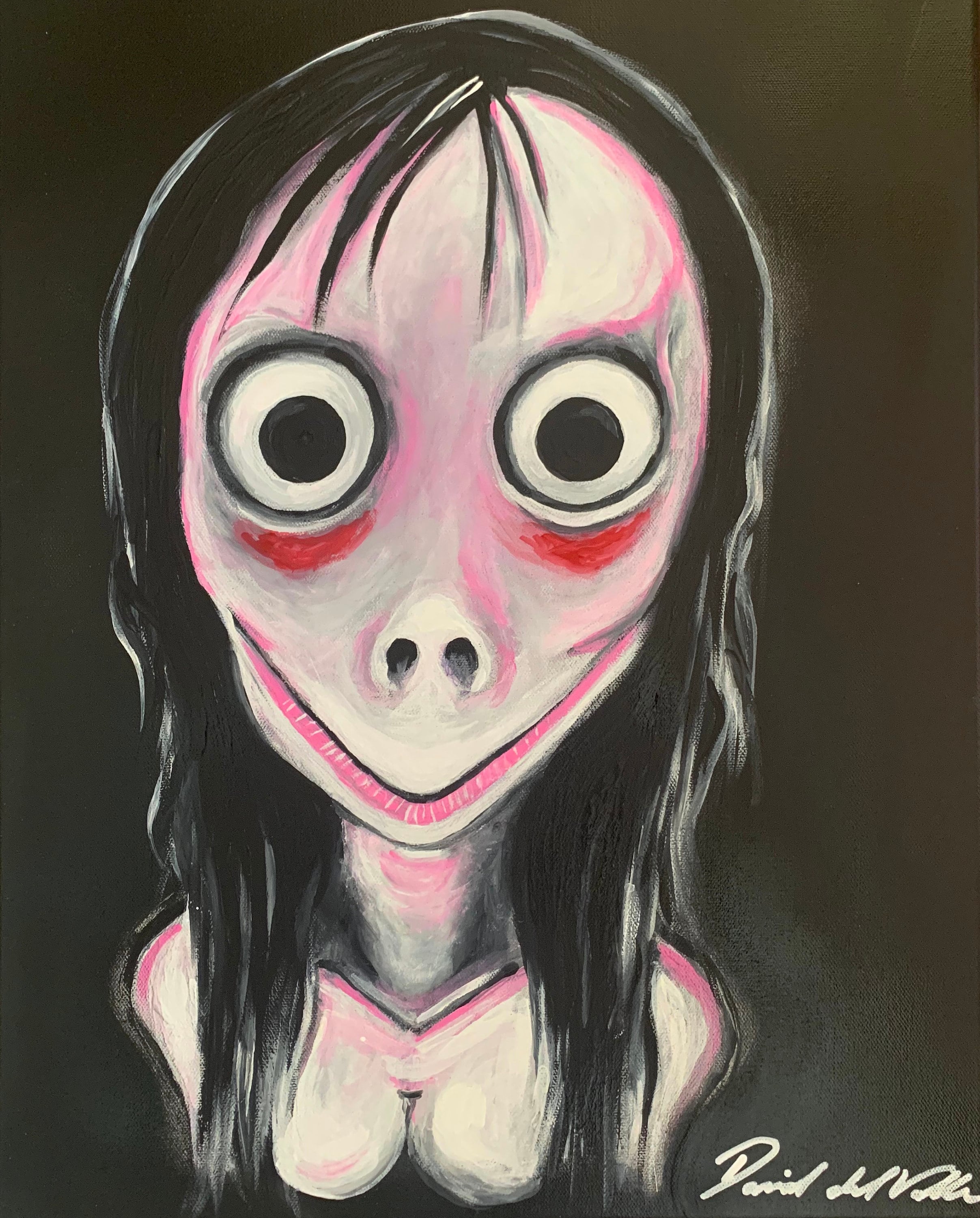 Mother Bird Painting Momo Vanilla Gallery Keisuke Aisawa Etsy Mother Bird Painting Momo Vanilla Gallery Keisuke Aisawa Etsy