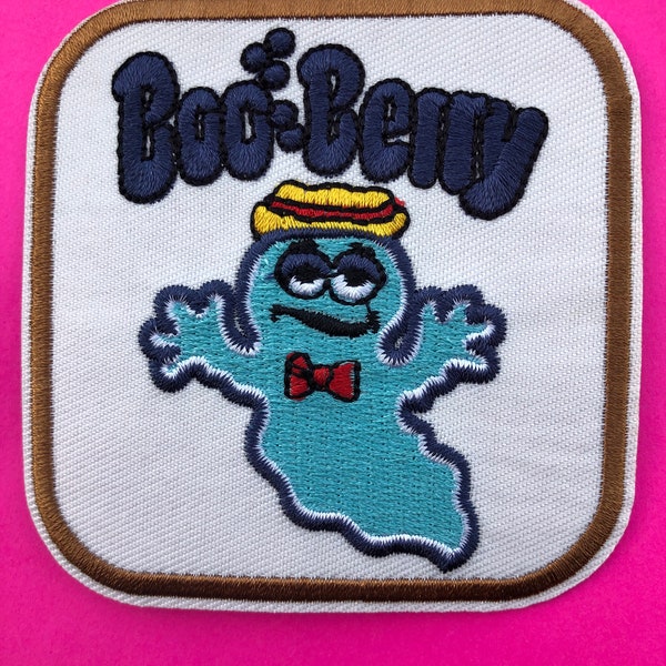 BOO BERRY PATCH - Blueberry Ghost Monster Cereals Count Chocula Franken Berry Paul Frees General Mills 1970's 80's Retro Punk New Wave Goth