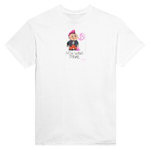 New Wave Dave Embroidered | Garbage Pail Kids GPK Punk Rock Circle-A Anarchist Anarchism | Alternative Goth Retro Anti-Fashion Lowbrow Art