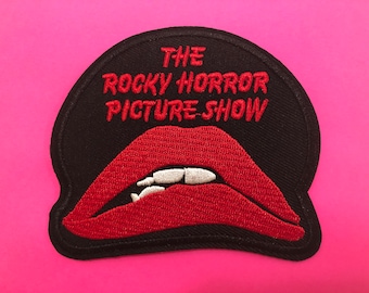 ROCKY HORROR PATCH - Sweet Transvestite Tim Curry Susan Sarandon Patricia Quinn Magenta Richard O'Brien Jim Sharman Drag Queen Picture Show