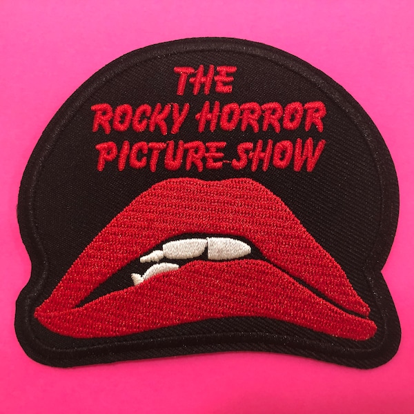 ROCKY HORROR PATCH - Sweet Transvestite Tim Curry Susan Sarandon Patricia Quinn Magenta Richard O'Brien Jim Sharman Drag Queen Picture Show