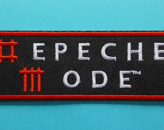 DEPECHE MODE PATCH - Dave Gahan Martin Gore Andy Fletcher Alan Wilder Mute Speak & Spell violator Synth-pop New Wave Post-Punk Goth Legends
