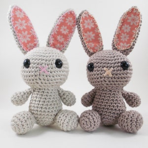 Amigurumi Bunny Crochet Pattern US Version Make Your Own Rabbit Instant PDF Download. image 1