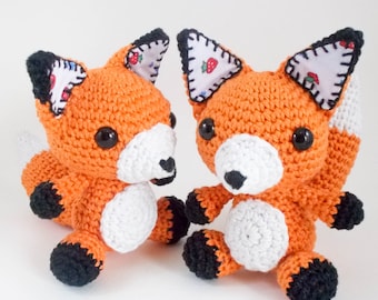 Amigurumi Fox Crochet Pattern -Instant PDF Download - UK Version - Make Your Own Fox Tutorial