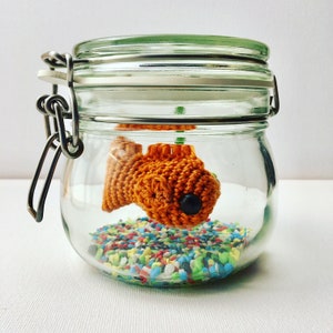 Crochet Pattern No Fuss Fish, amigurumi goldfish pattern inc US and UK PDFs and photo guide image 2