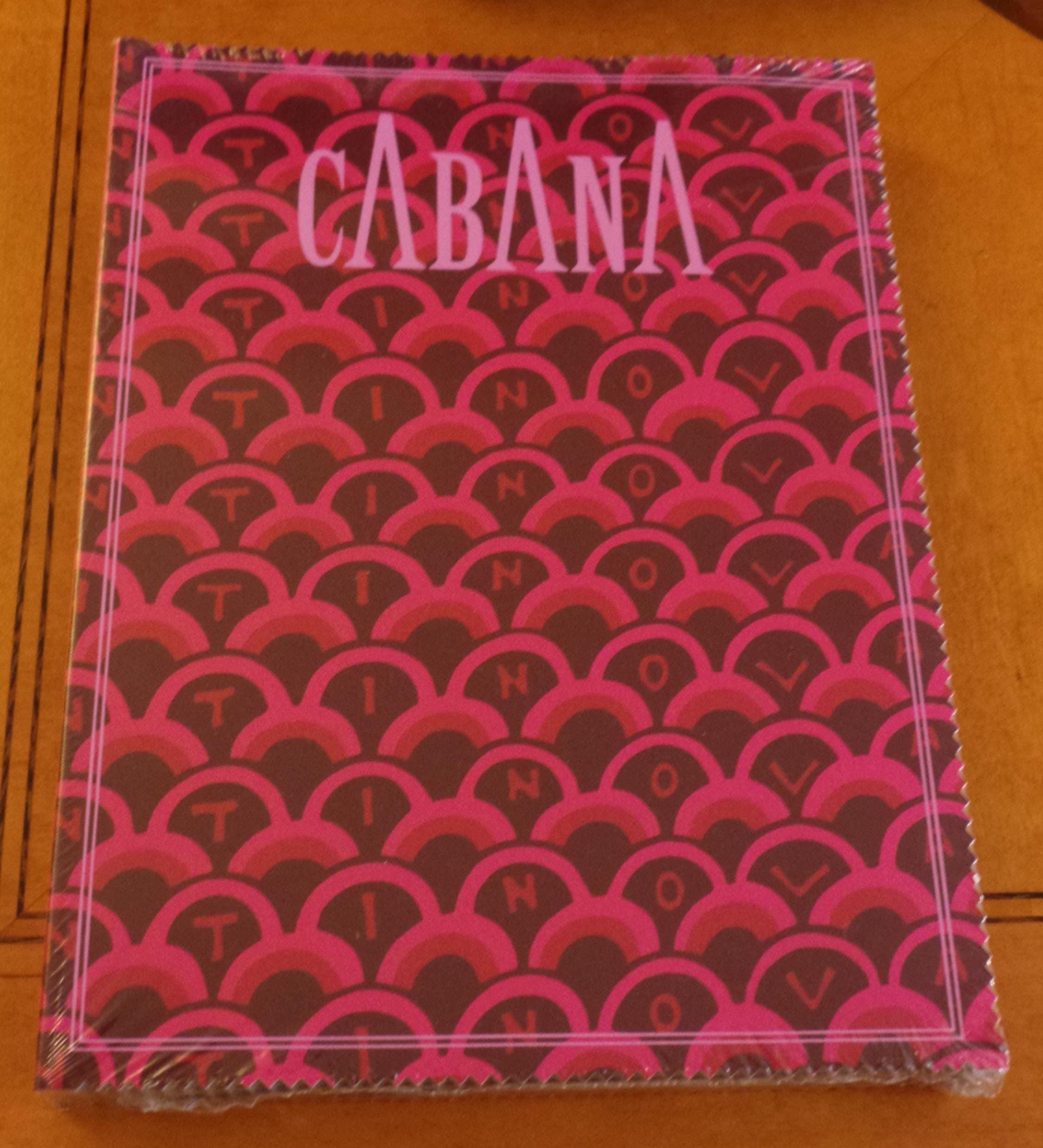 Cabana Magazine 21 Fabric Cover from Valentino sealed;  Spring Summer 2024  THIS COVER Fine condition