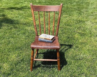 Antique Wood Chair Etsy