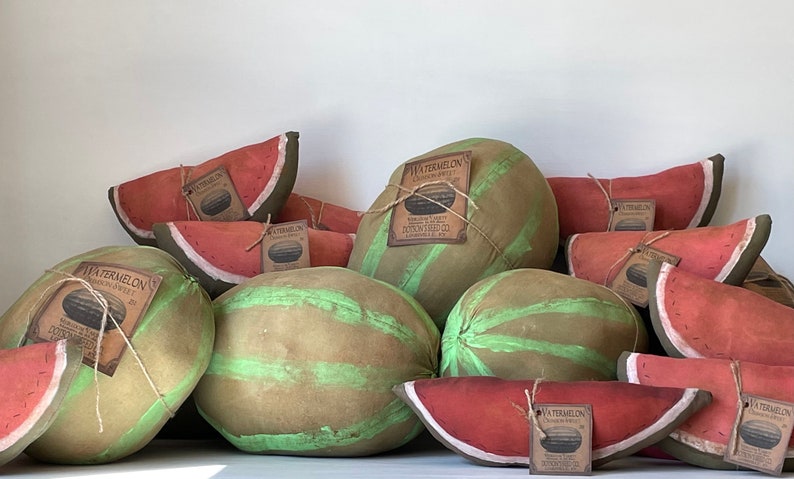 Primitive Watermelon Summer Bowl Fillers Watermelon Slices - Etsy