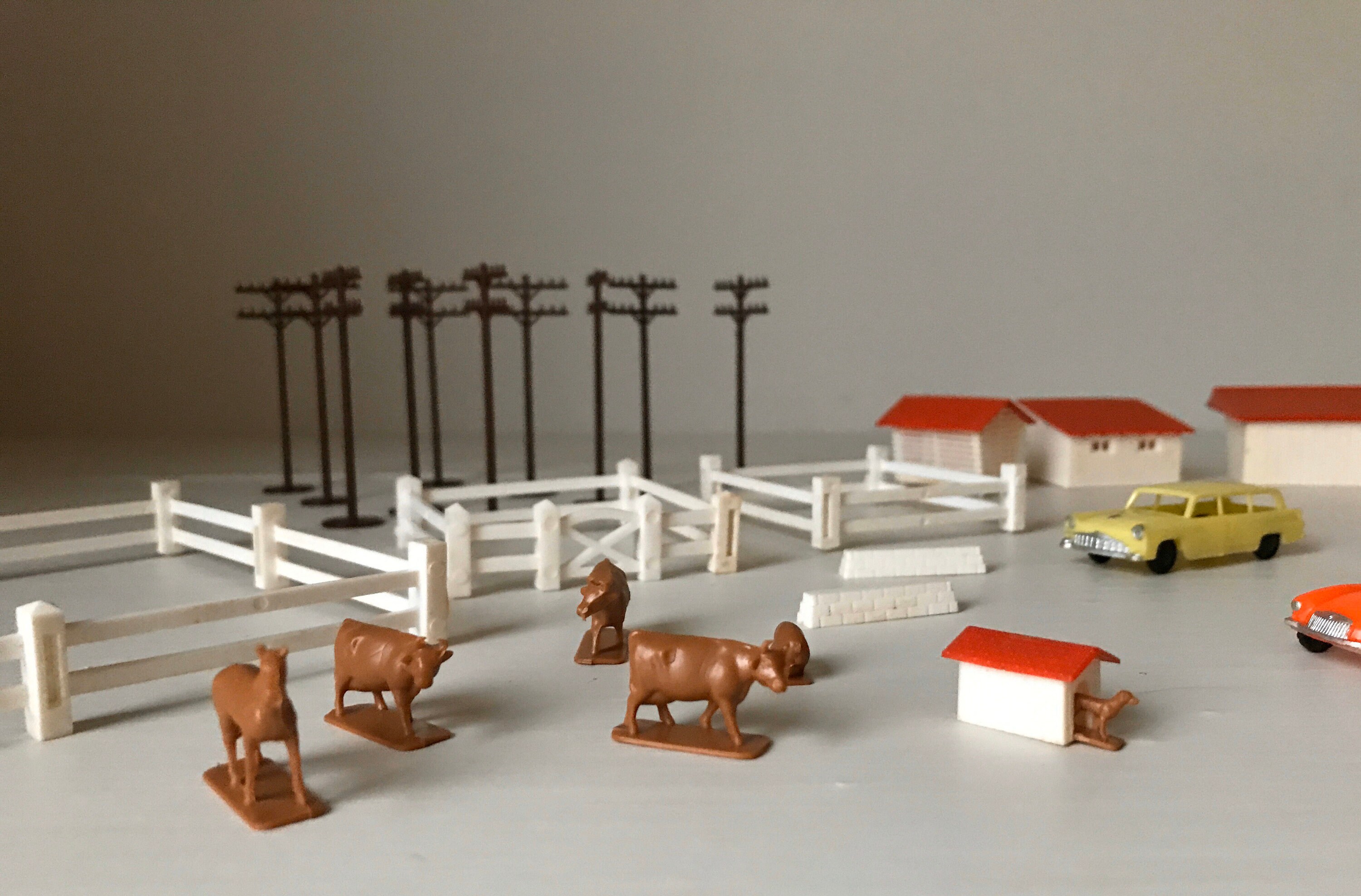 59 Piece Vintage Plasticville HO Gauge Train Accessories Etsy