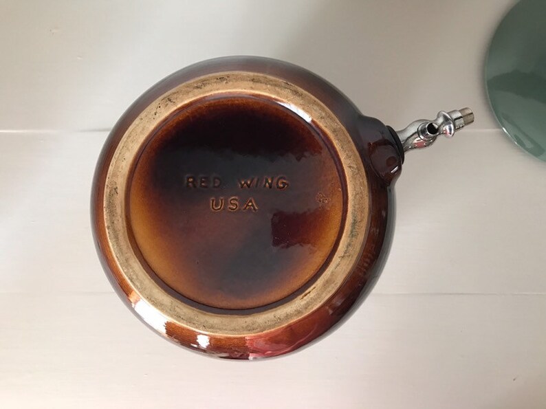 Water Beverage Crock Dispenser Red Wing Crock With Spigot Etsy