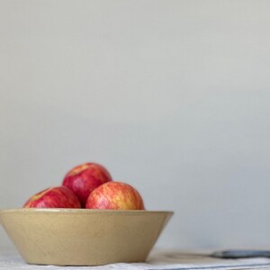Vintage Yellow Ware Bowl - Milk Pan