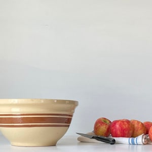 Vintage Oven Ware Mixing Bowl #10 - Yellow Ware Batter Bowl
