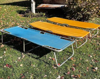 vintage camp cot