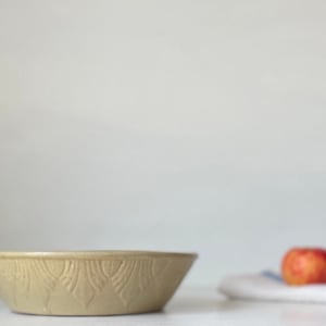 Yellow Ware Bowl - Milk Pan