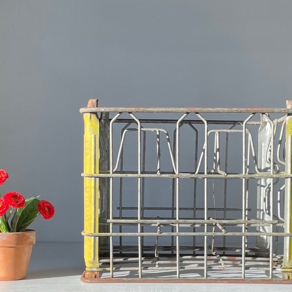 Metal Milk Crate Etsy
