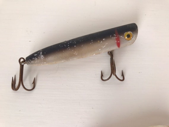 4 Vintage Wood Fishing Lures Fishing Decor Gift For Him Etsy