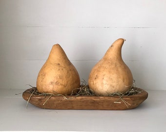 Dried Gourd Fall Decor - Set of 2