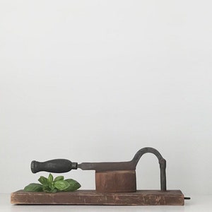 Antique Primitive Herb Chopper  l  Herb Cutter